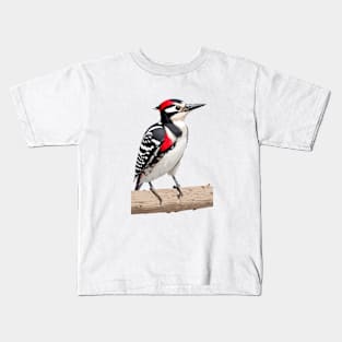 Downy woodpecker Bird Kids T-Shirt